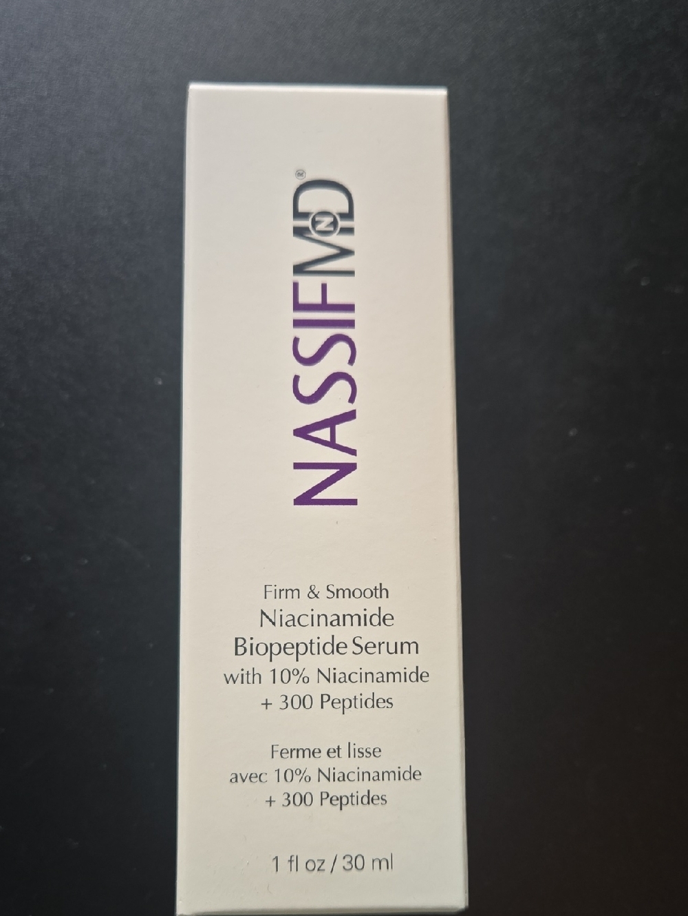 Nassif MD Firm & Smooth Niacinamide Biopeptide Serum 30 ml **New Sealed** - Picture 2 of 4